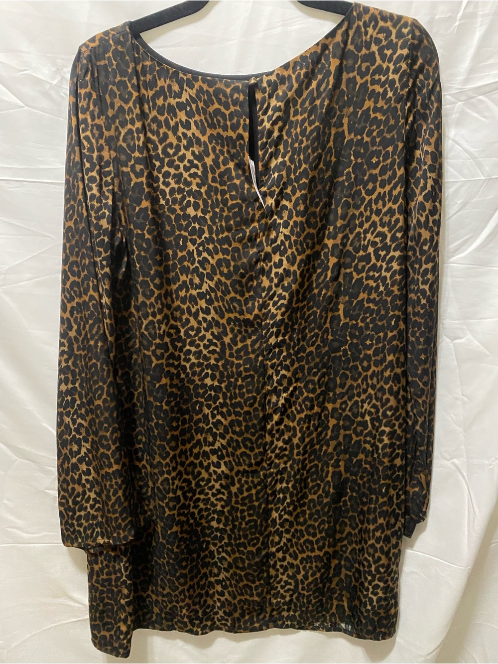 Leopard Print Blouse in Black & Brown